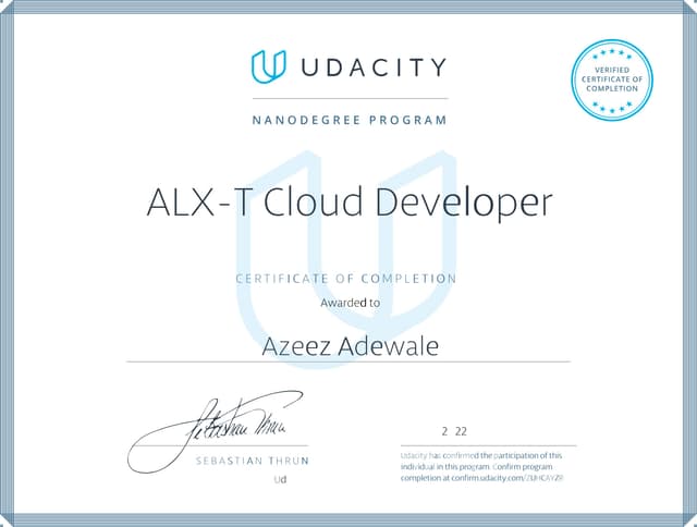 AWS Cloud Udacity