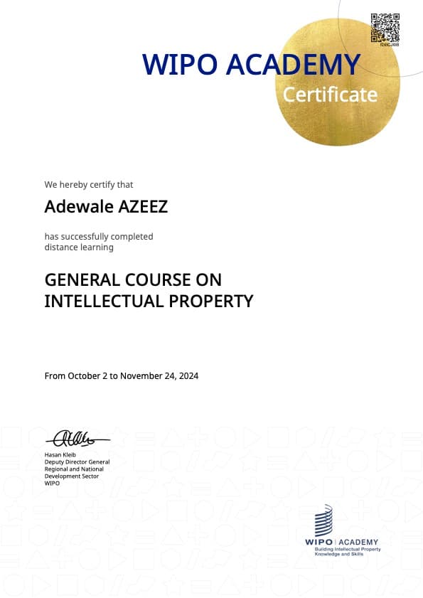 IP Law - WIPO